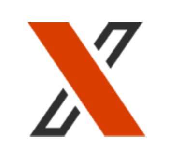 EdgeProX X-mark brand icon in orange and black for the OrderFlow Labs Lifestyle Trader add-on